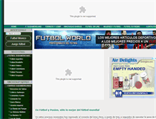 Tablet Screenshot of futbolypasion.com